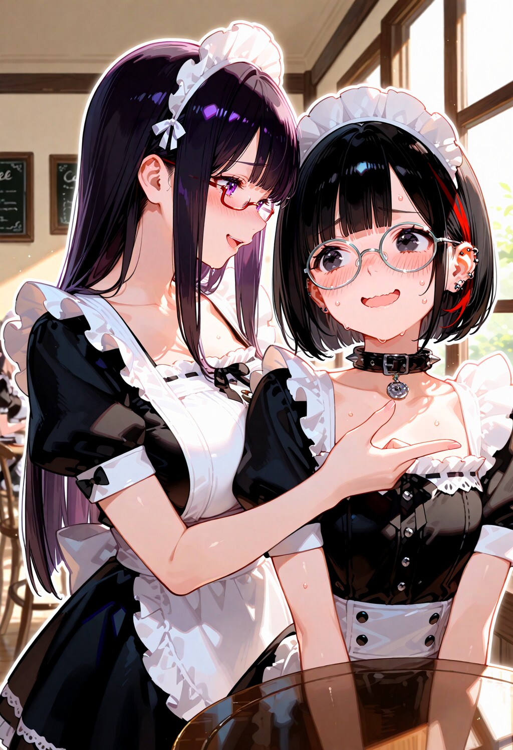 新人メイド教育。