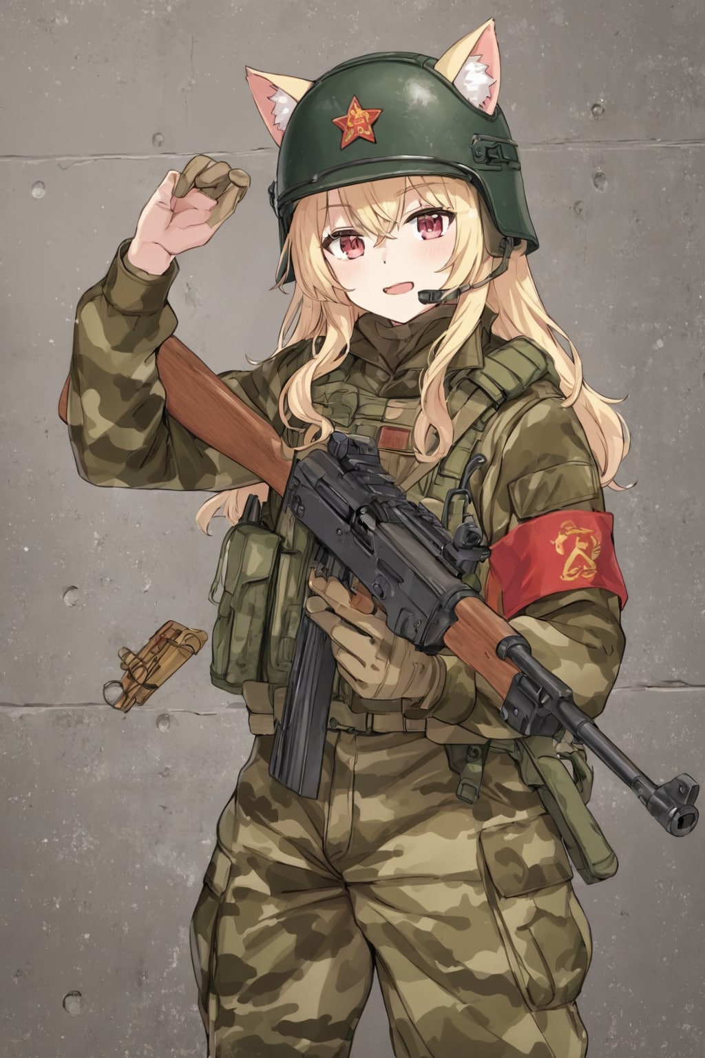 赤い国の人