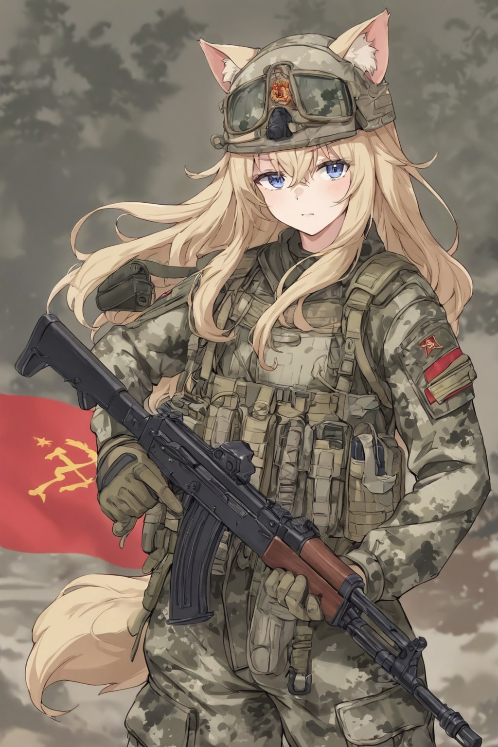 赤い国の人