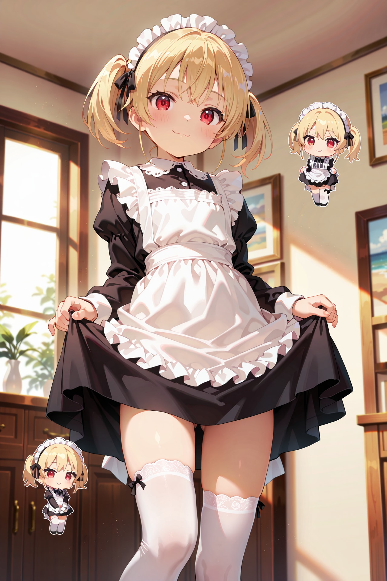 ちょっとドヤ顔のロリメイドちゃん