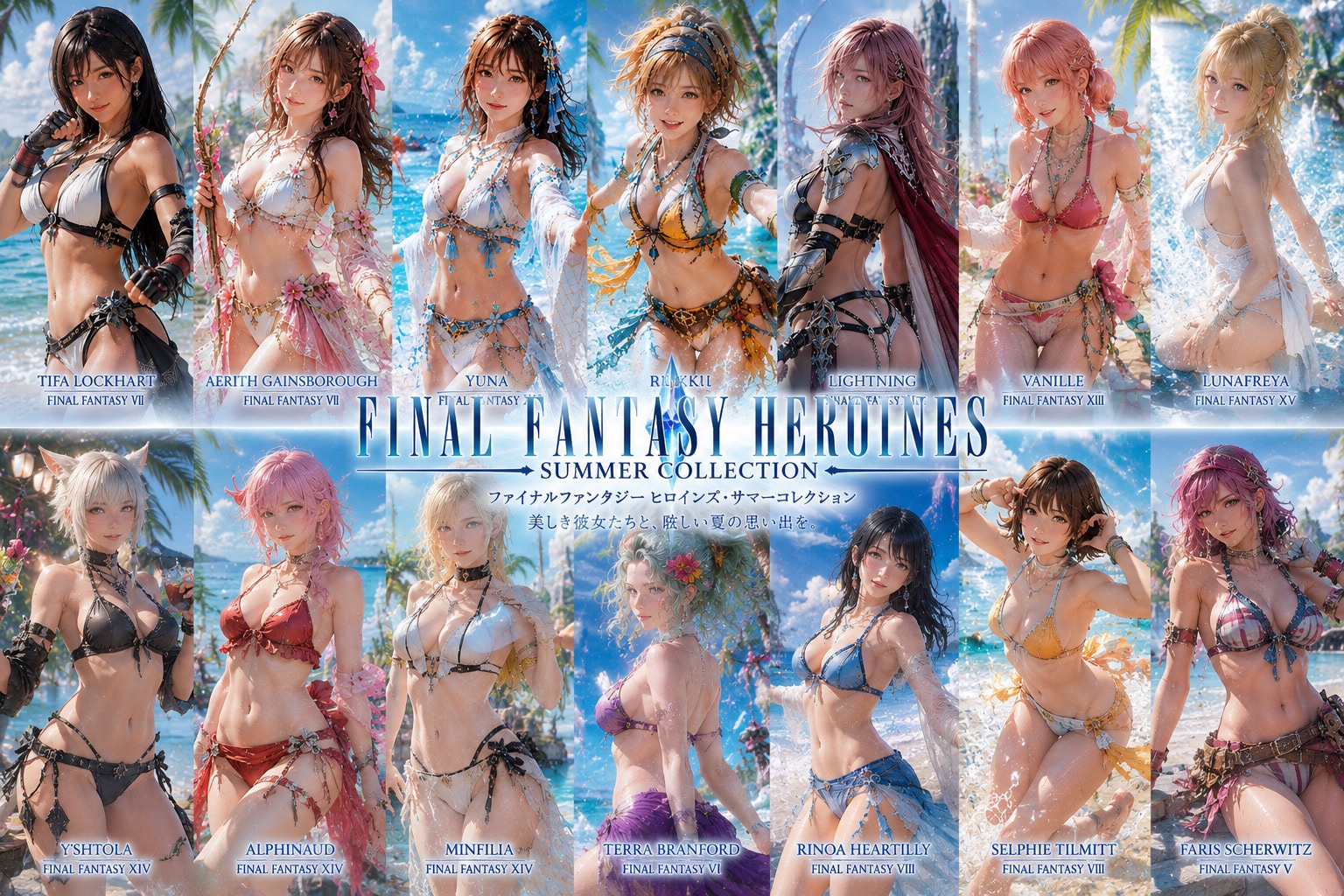 FINAL FANTASY HEROINES - Summer Collection -