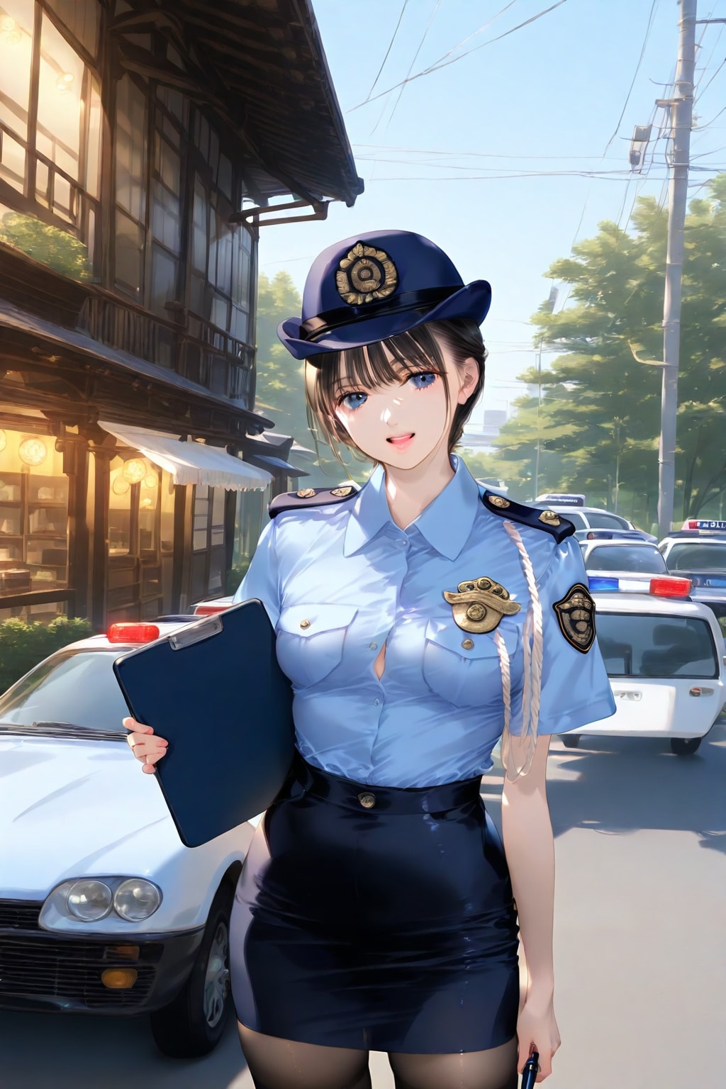 婦警さん♪４ | の人気AIイラスト・グラビア