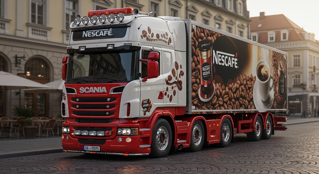 ネスカフェスカニアトラック