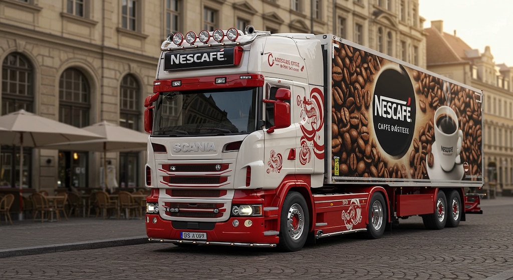 ネスカフェスカニアトラック