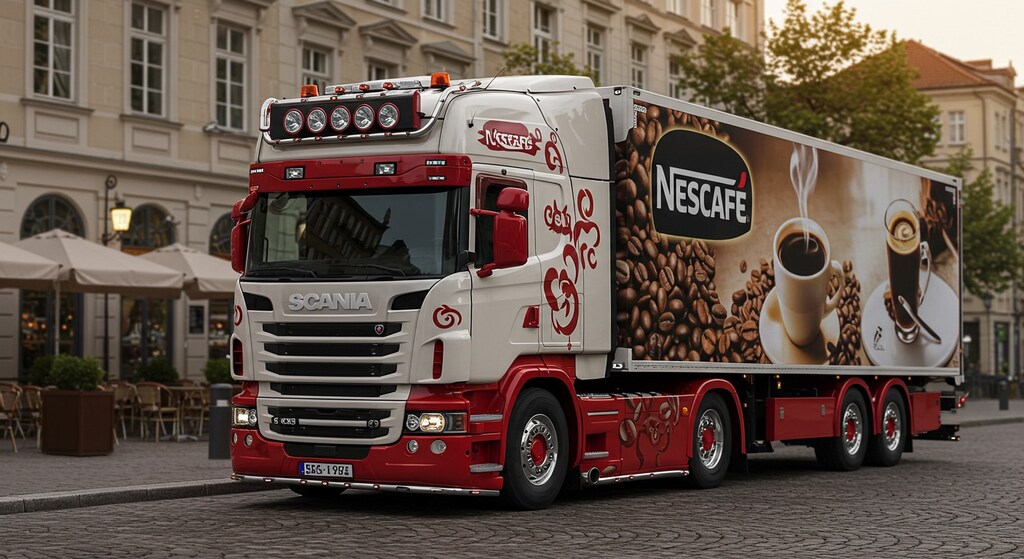 ネスカフェスカニアトラック