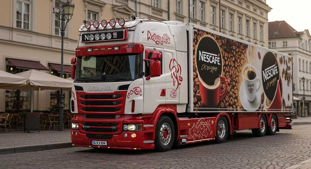 ネスカフェスカニアトラック