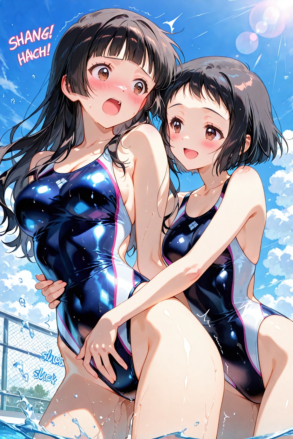 女の子同士なら許される？百合っ娘ちゃんの過剰？スキンシップ③