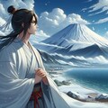 田子の浦ゆうち出でて見れば真白にそ富士の高嶺に雪は降りける 7枚目
