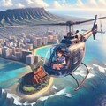 ホノルル上空ヘリコプター遊覧飛行 4枚目