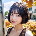 紅葉とおっぱい 6枚目