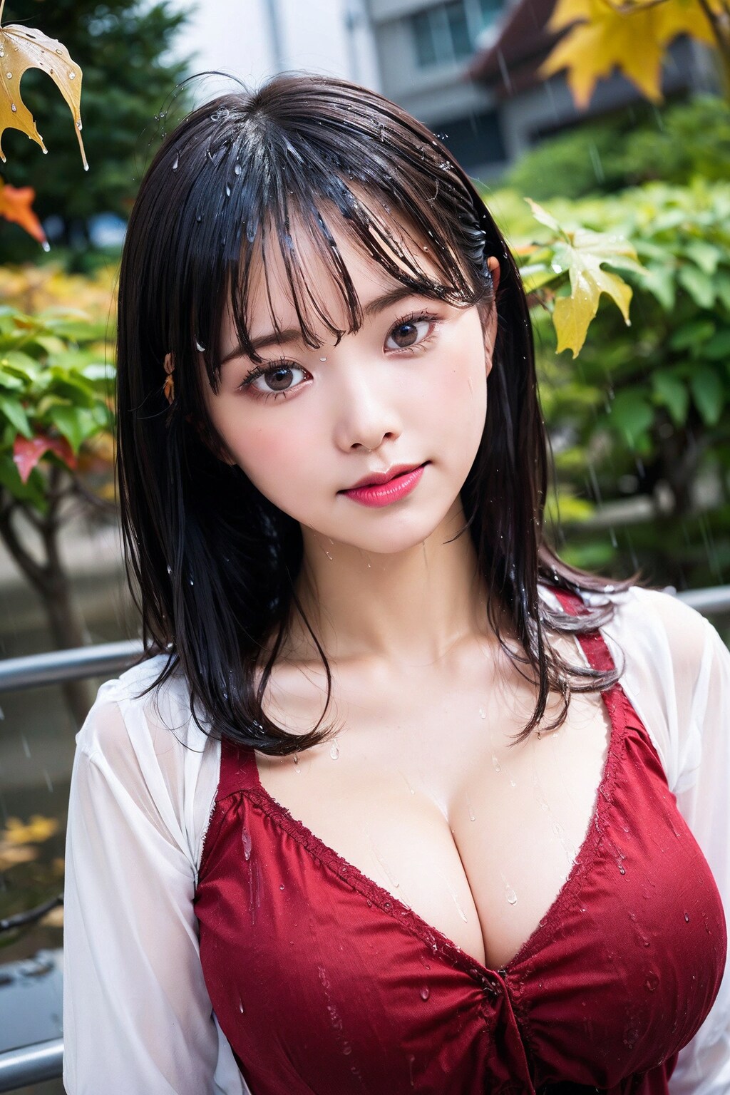 紅葉とおっぱい