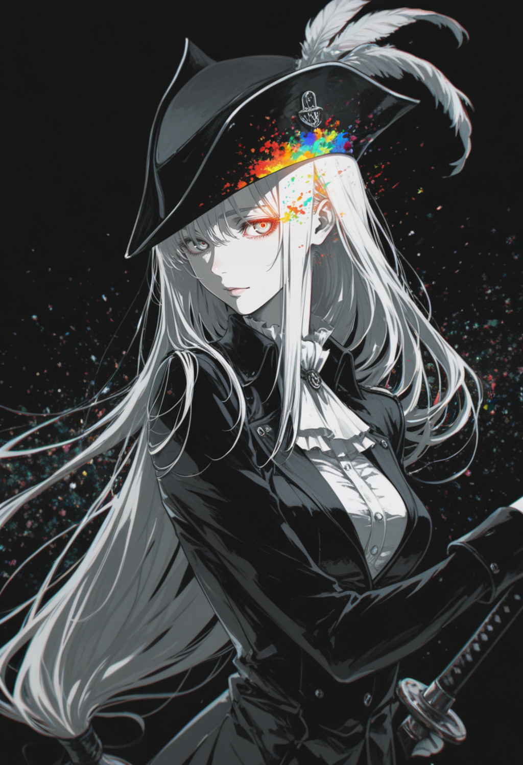 The afterimage of the swordsgirl