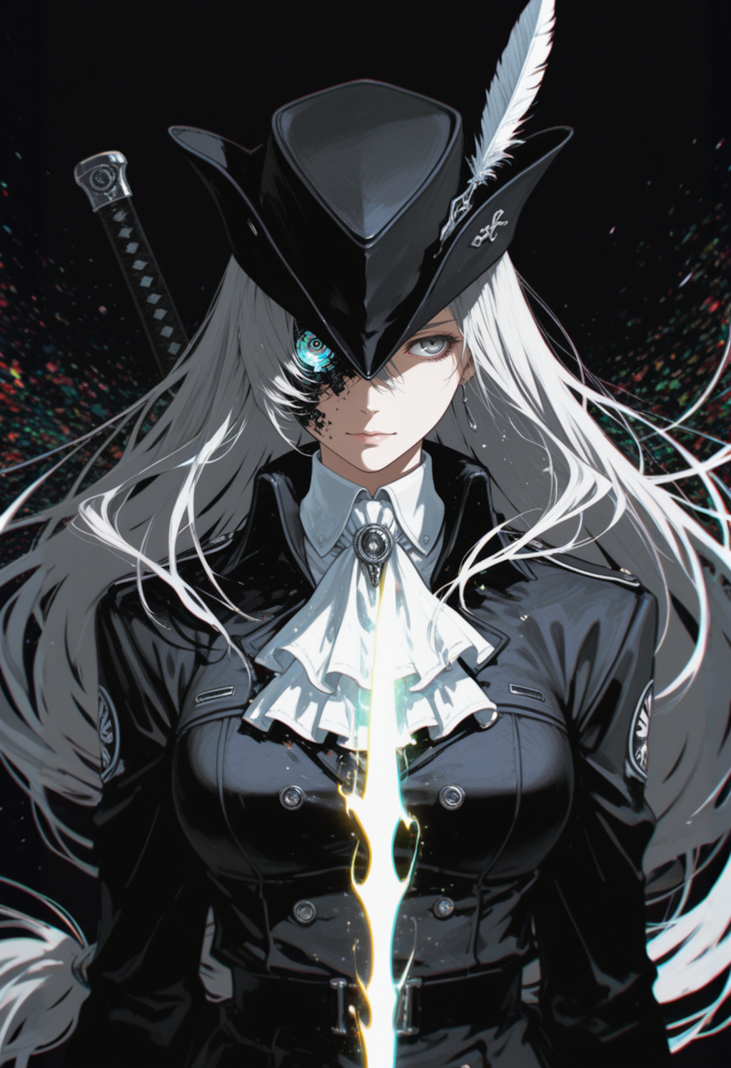 The afterimage of the swordsgirl