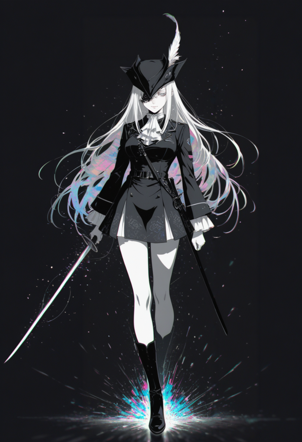 The afterimage of the swordsgirl