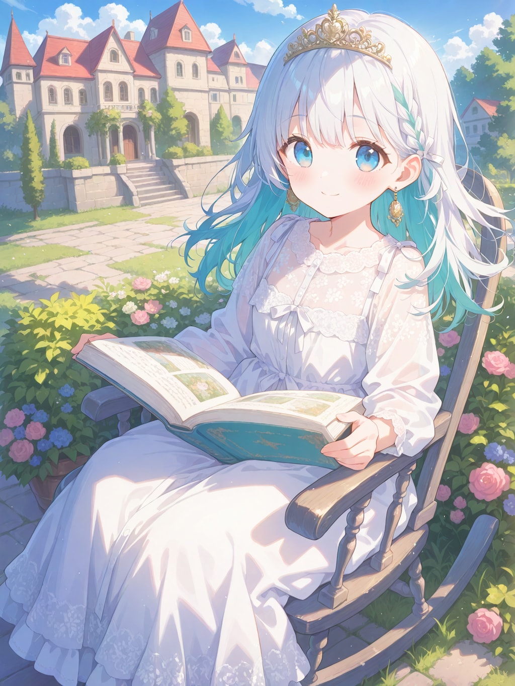 午後の優雅な読書タイム