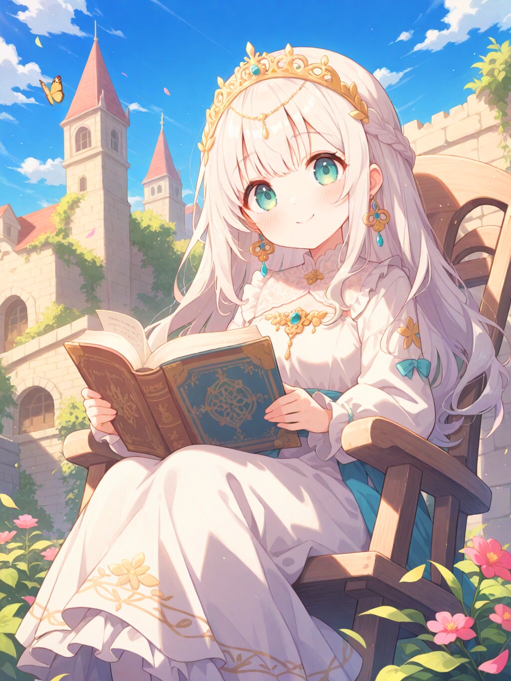 午後の優雅な読書タイム