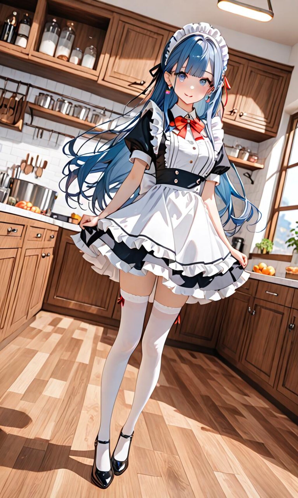 大忙しのメイドさん