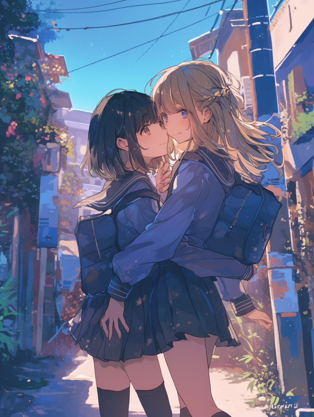 キスしたい二人のJK47