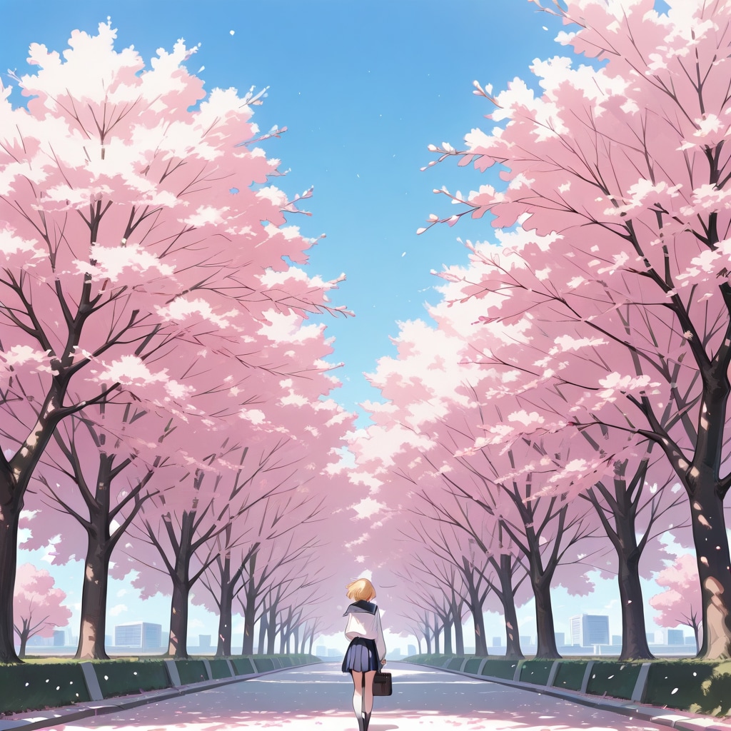 入学式の帰り道