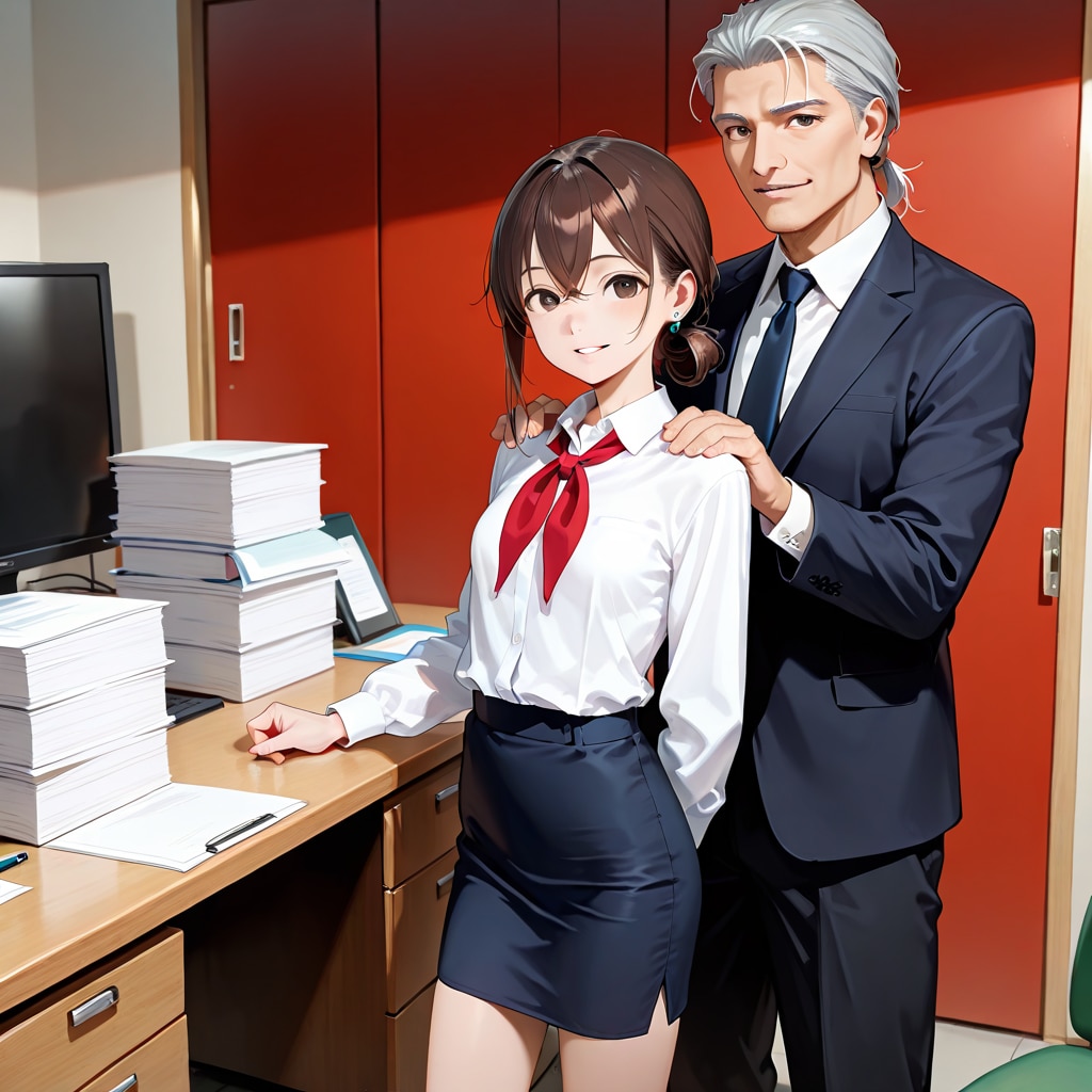 歩美 first day at work (6)