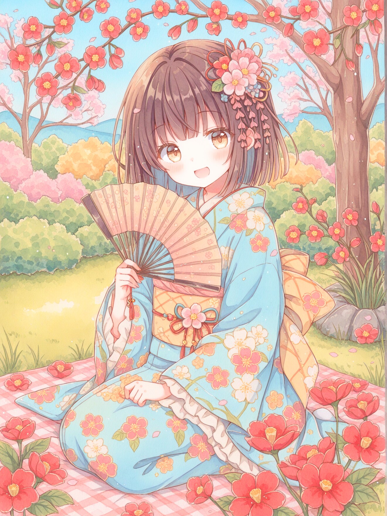 早春のお花見日和