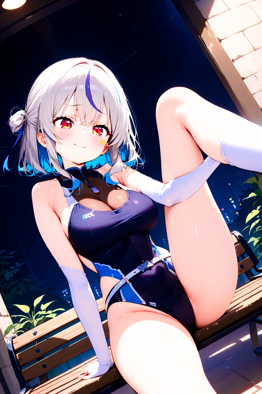 ちびっ子の競泳水着ちゃん！