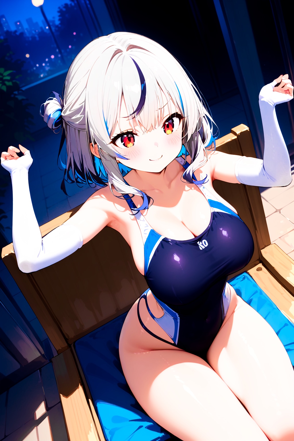 ちびっ子の競泳水着ちゃん！