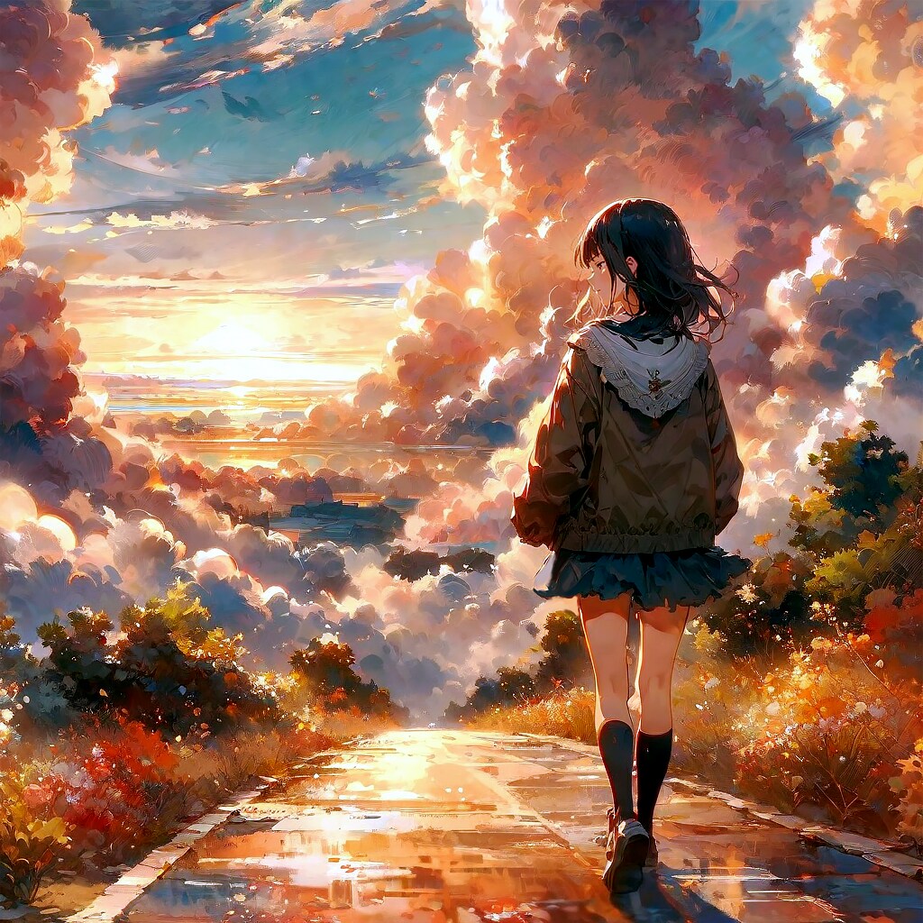 太陽と少女29 | の人気AIイラスト・グラビア