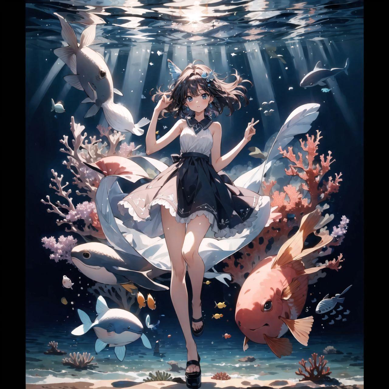 海の少女