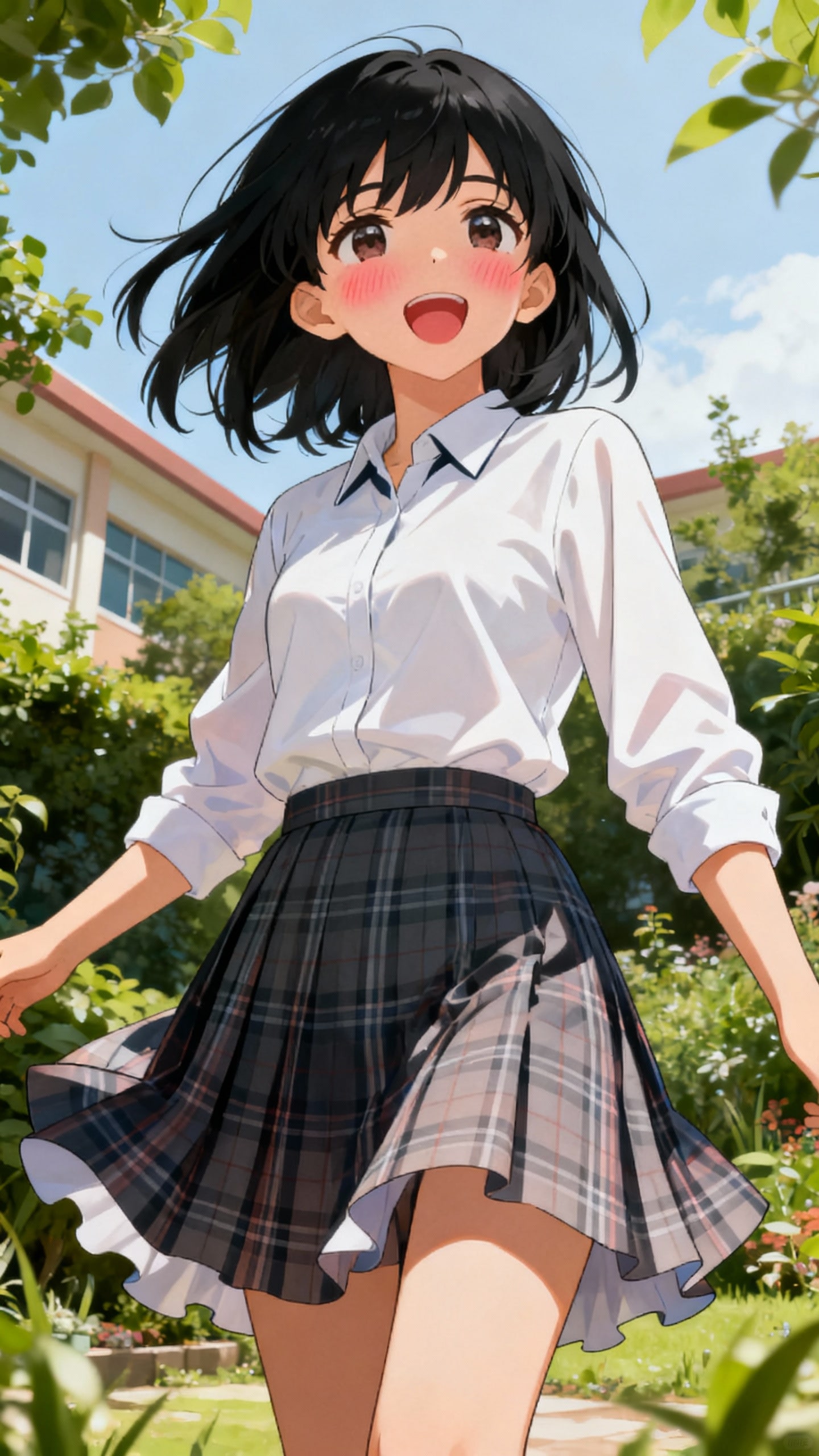 制服ＪＫ #201　Seedream | の人気AIイラスト・グラビア