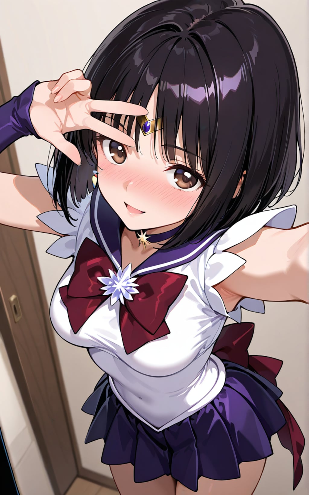 【今日の自撮り】セーラーサターン＆セーラービーナス