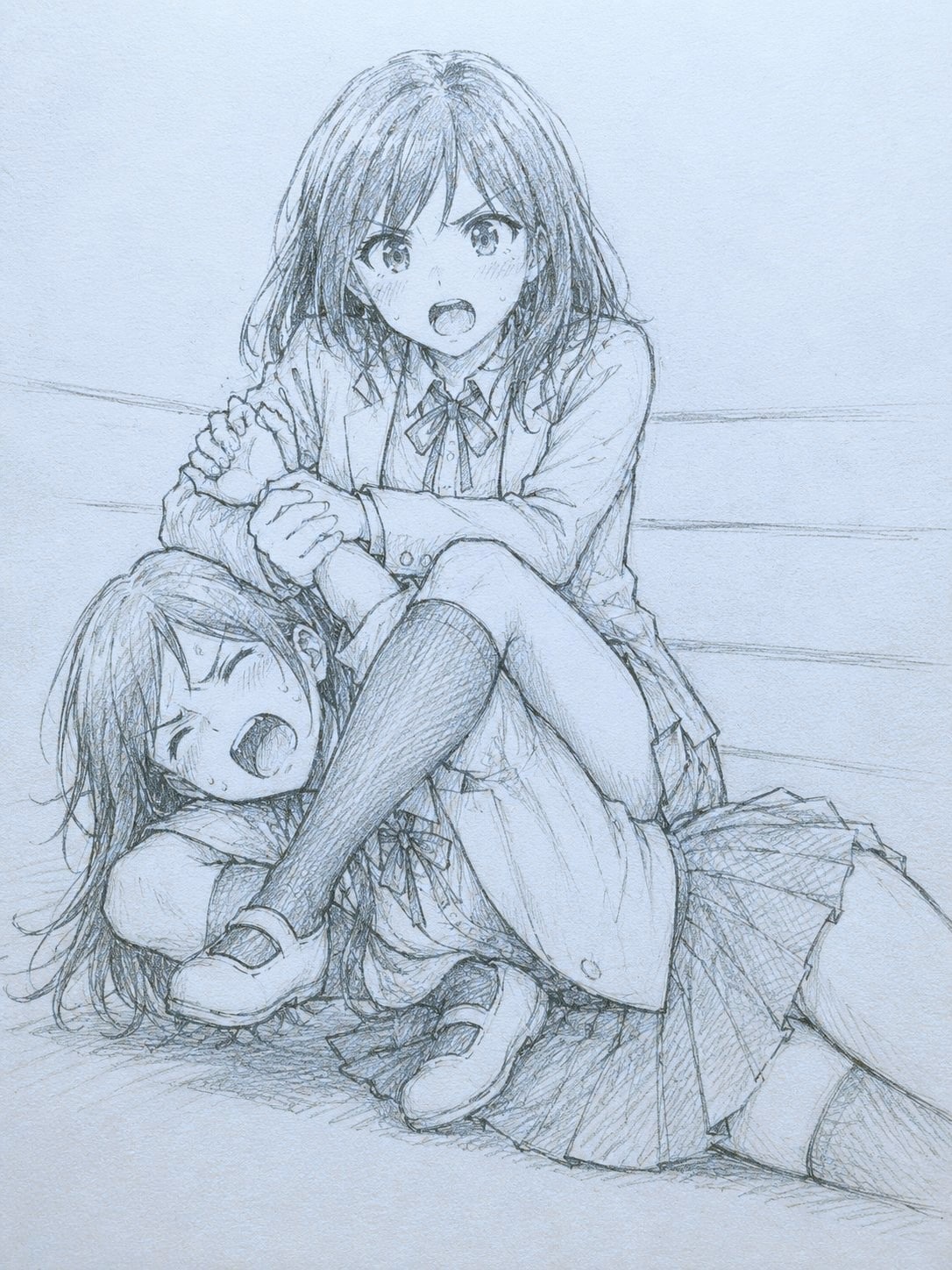 JKプロレス(師走○翁先生オマージュ)