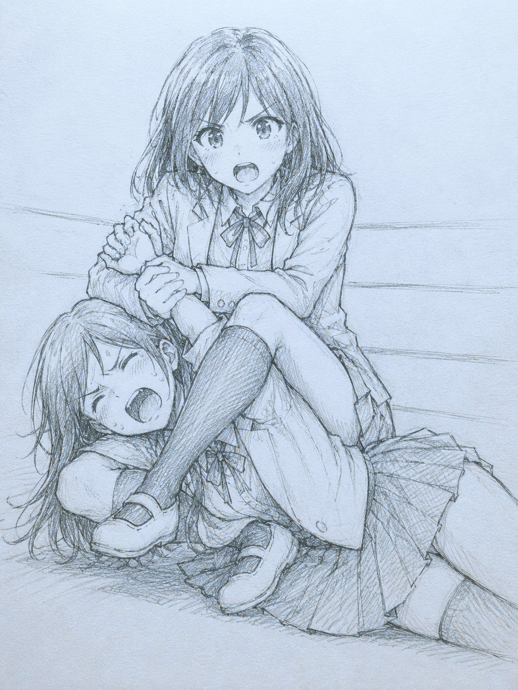 JKプロレス(師走○翁先生オマージュ)