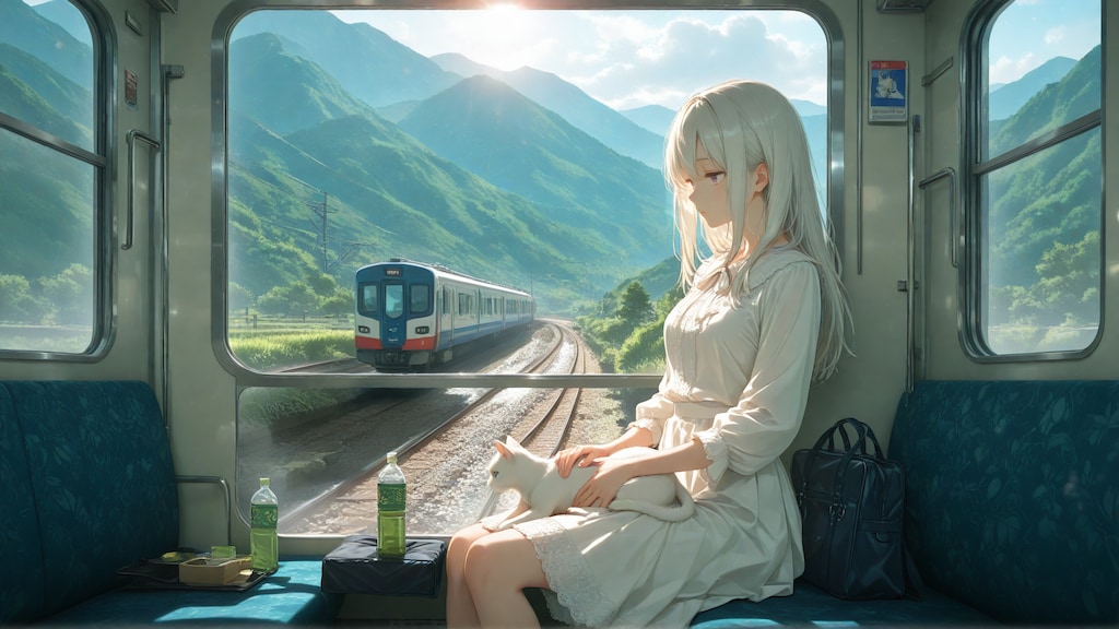 春旅 with 仔猫《Stable Diffusion XL版》