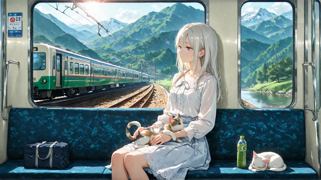 春旅 with 仔猫《Stable Diffusion XL版》