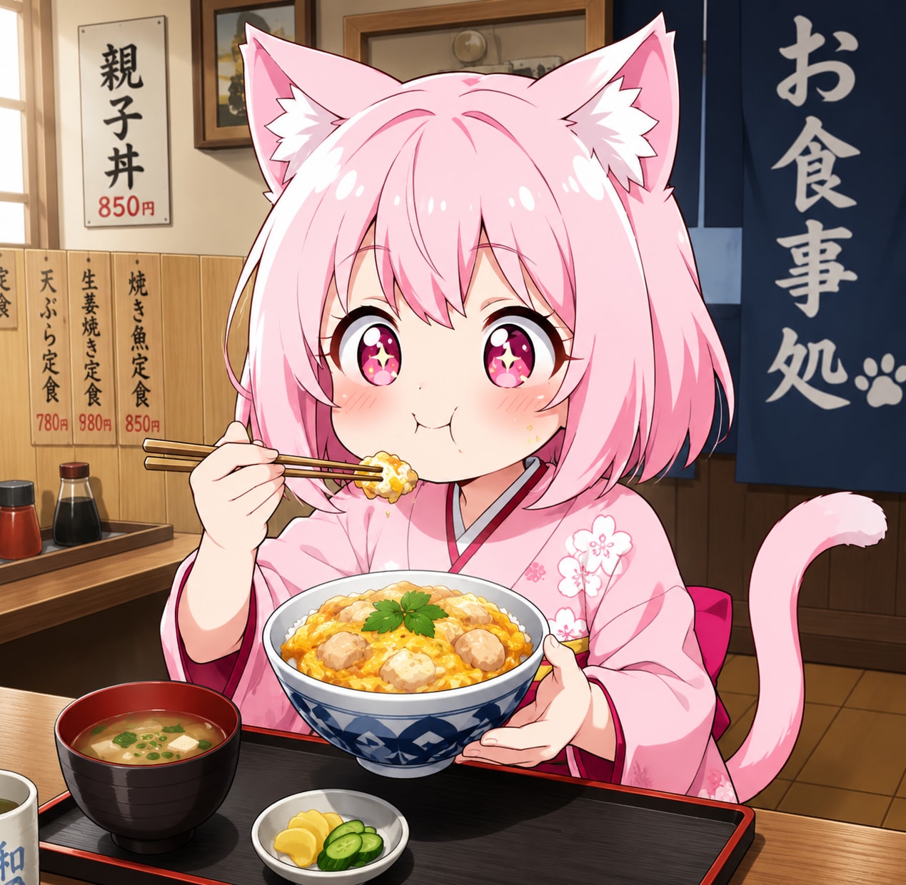 ねこは鶏肉も卵も大好きにゃのですっ！！