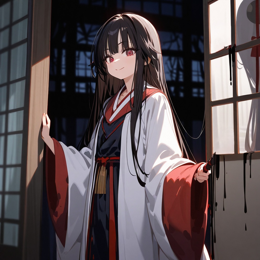 邪教の巫女さん | の人気AIイラスト・グラビア