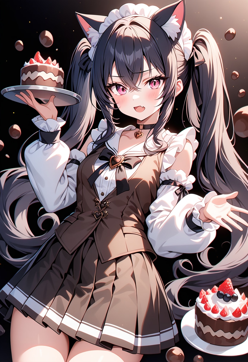 うちの子たちのケーキファッション | の人気AIイラスト・グラビア