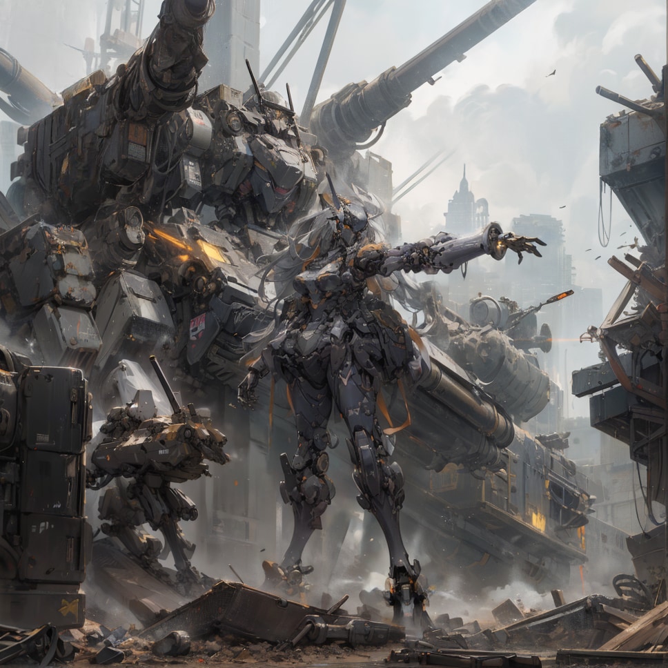 Girl and Robot1001 | の人気AIイラスト・グラビア