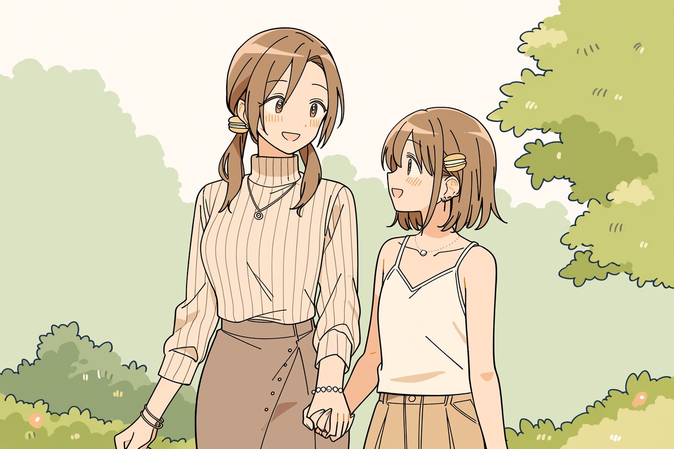母と娘412 | の人気AIイラスト・グラビア