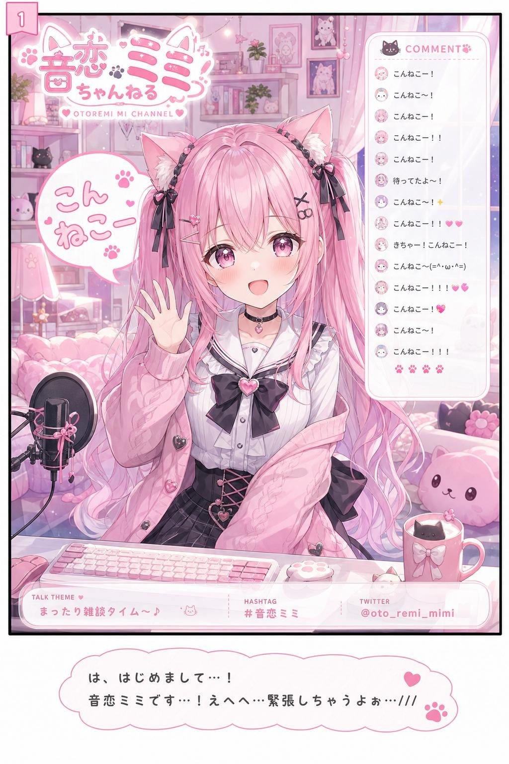 架空の配信者(試作)