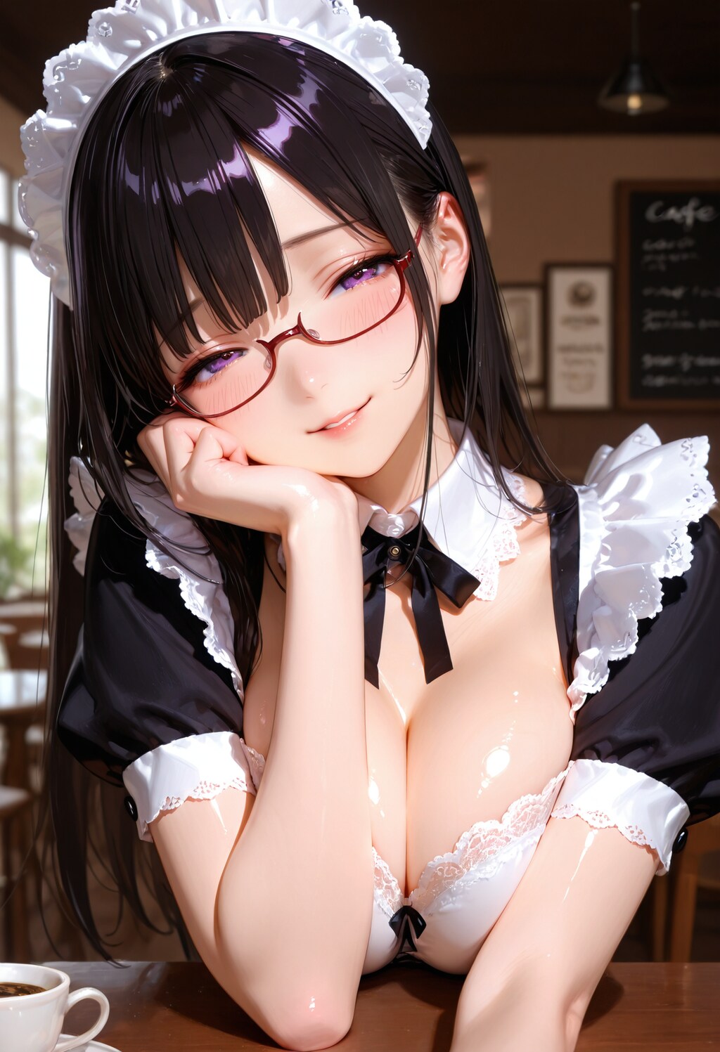 接客真面目ちゃん。
