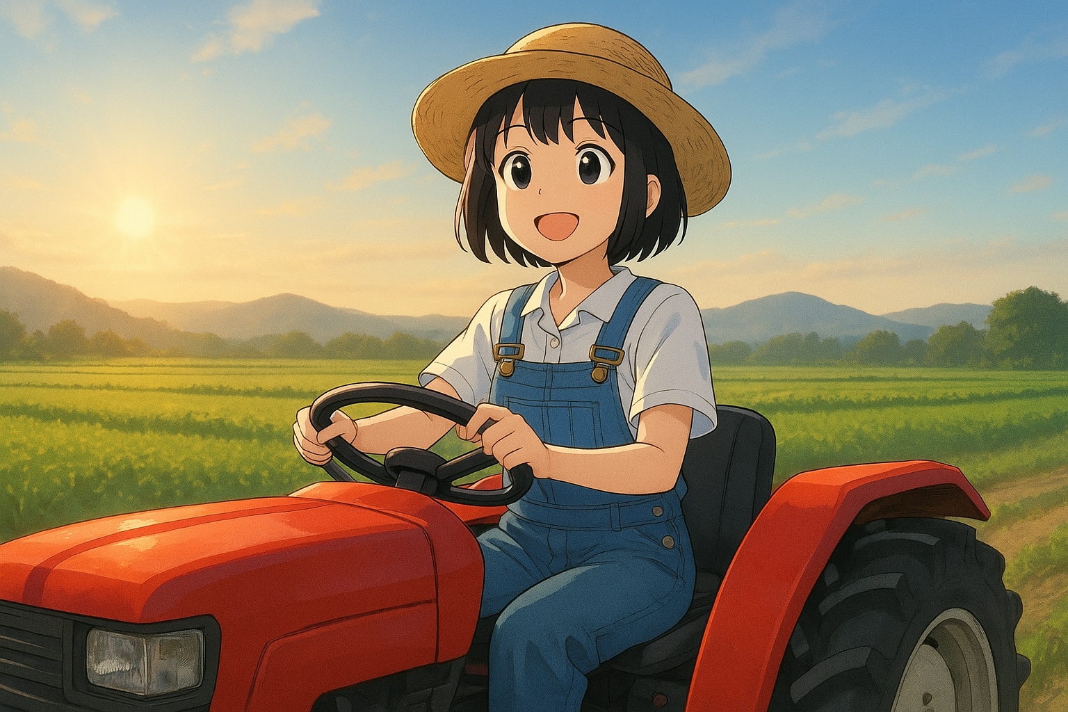 赤いトラクター | の人気AIイラスト・グラビア