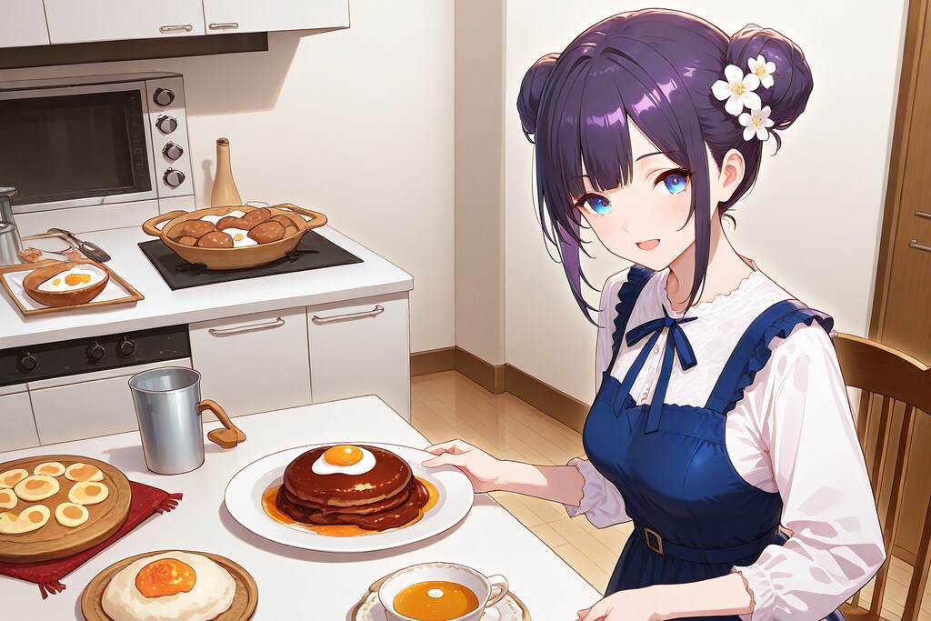 おだんごちゃん🍡✨と朝ごはん🥖☕✨