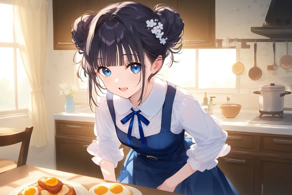 おだんごちゃん🍡✨と朝ごはん🥖☕✨