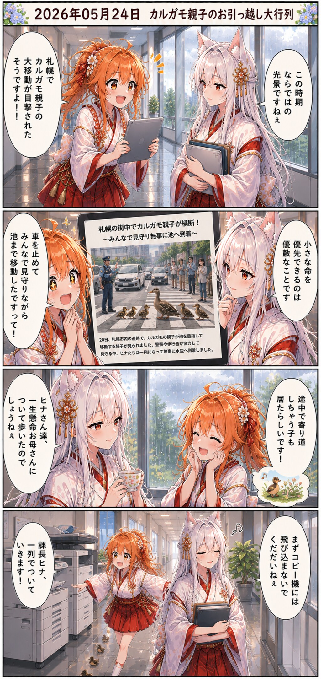 毎日漫画　10時　ほっこりニュース