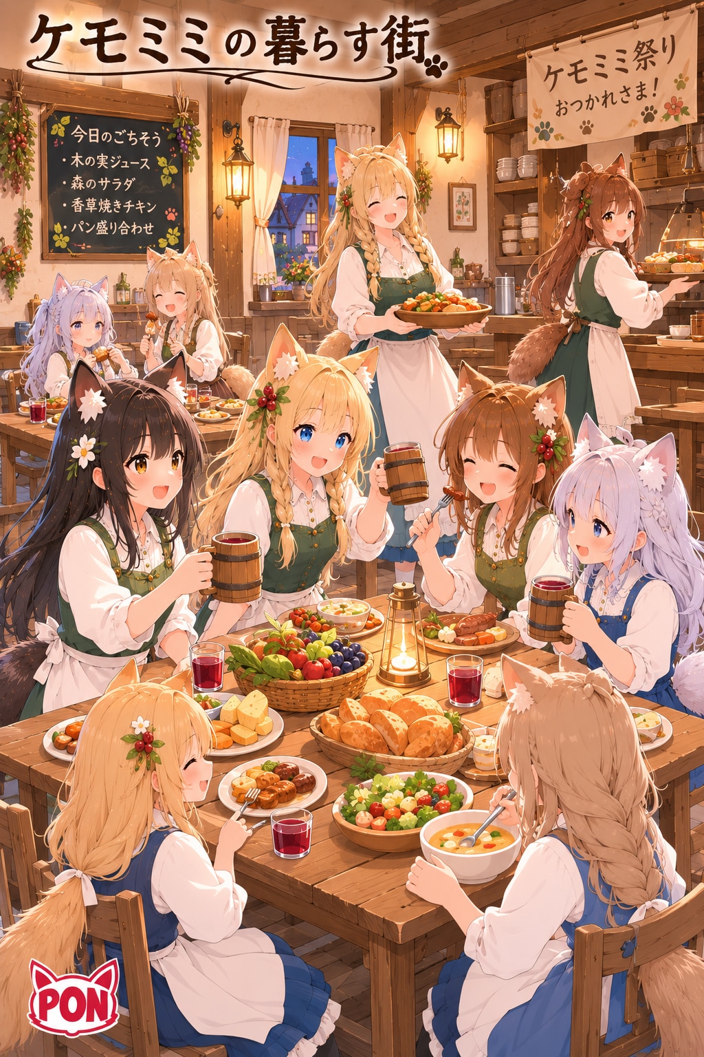 ケモミミの暮らす街