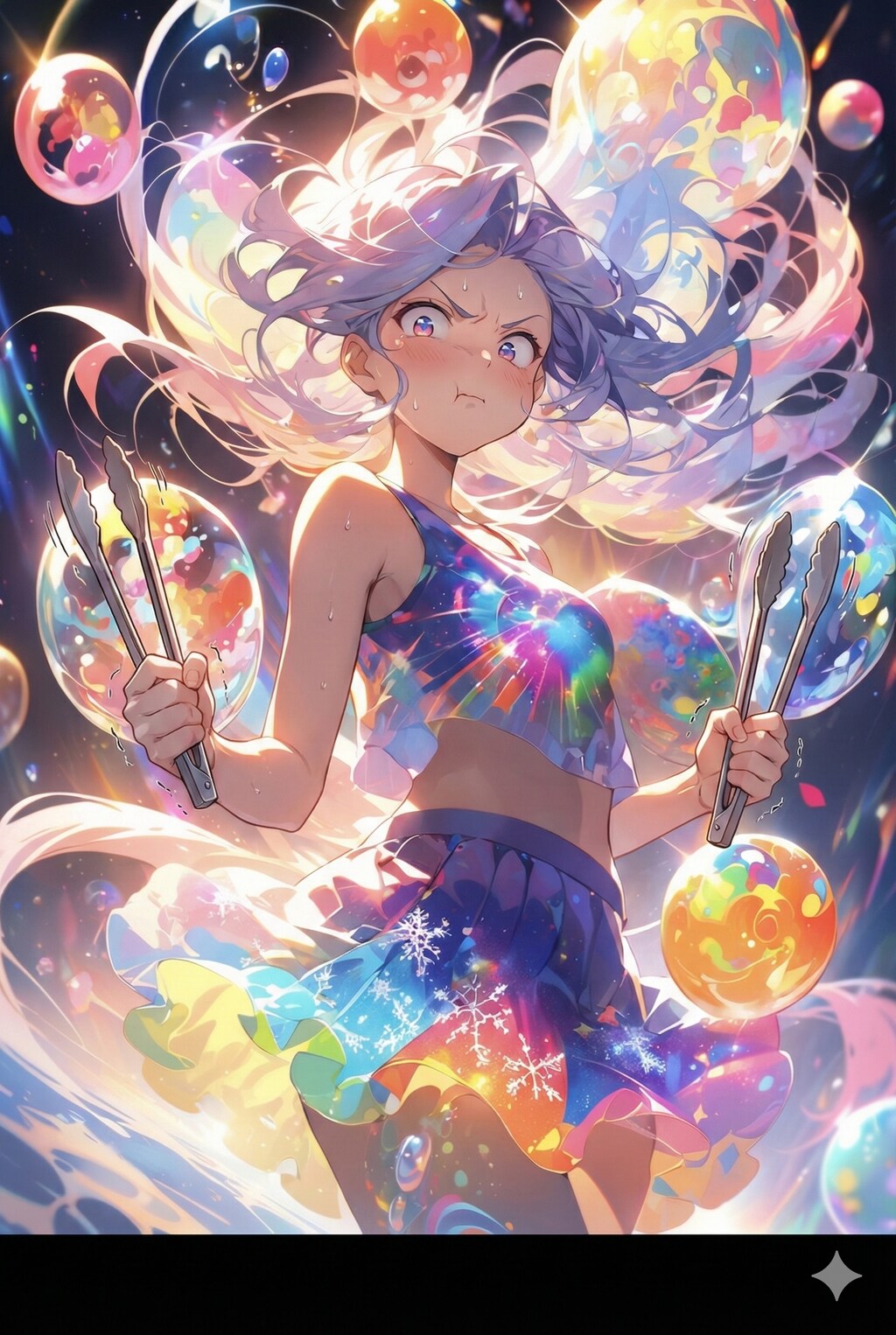 トングカチカチを我慢する人