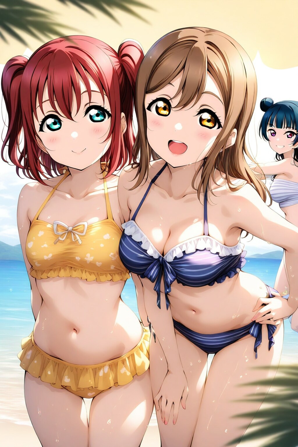 Aqours1年生トリオ水着👙❤️