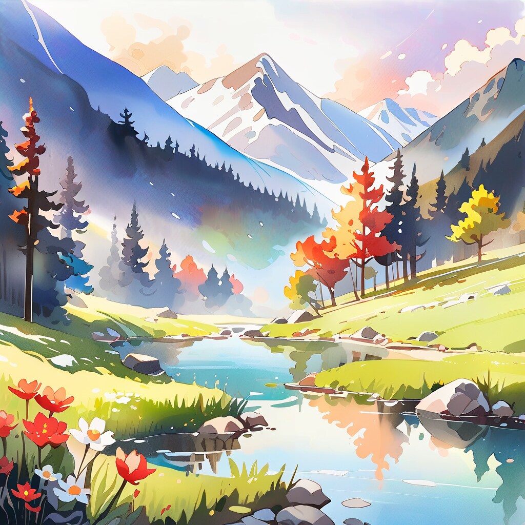 小池と連峰 | の人気AIイラスト・グラビア